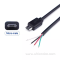 End cable cord Pigtail Data Charging Cable